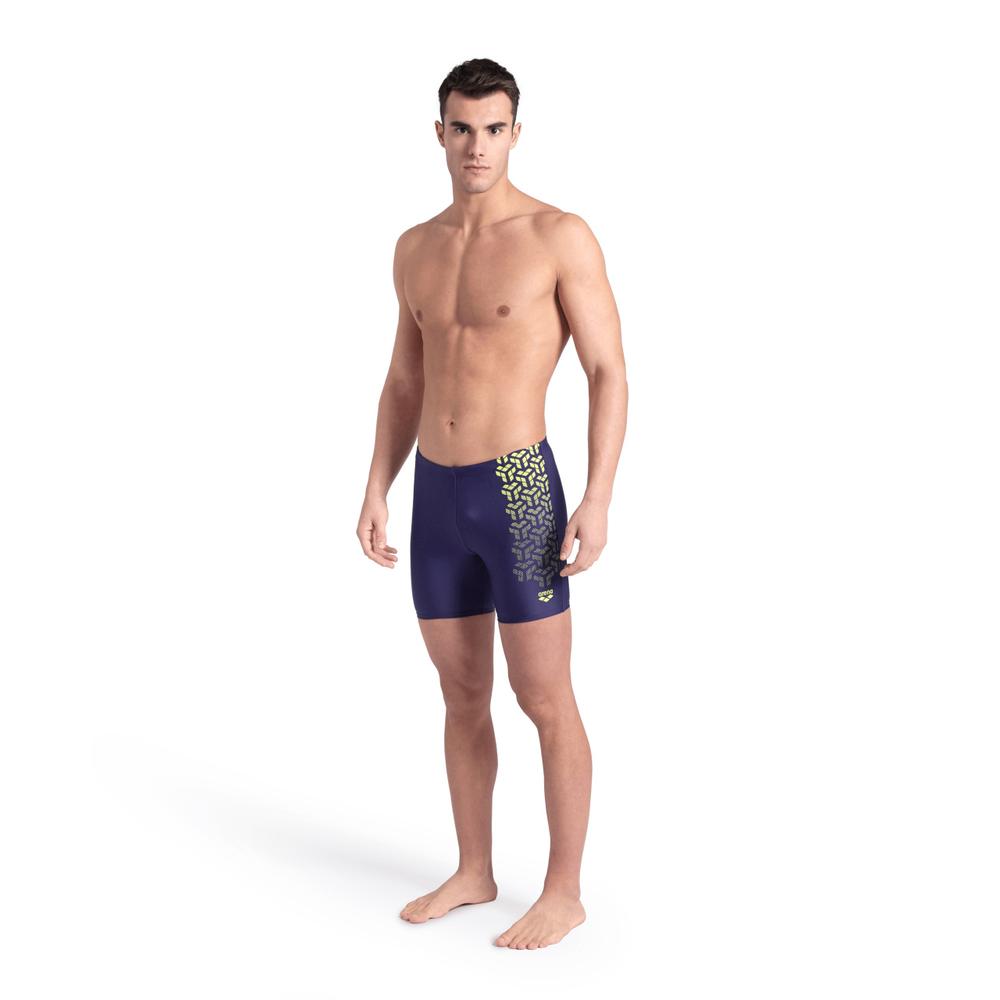 Foto 4 pulgar | Traje de Baño Mid Jammer Arena Kikko Azul para Hombre