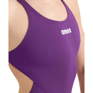 Foto 4 | Traje de Baño Arena Team Solid Púpura para Mujer