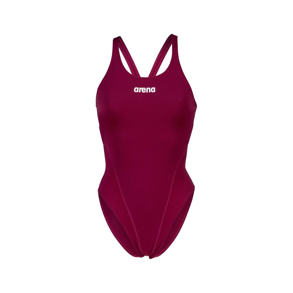 Foto 2 | Traje de Baño Arena Team Solid para Mujer Rojo