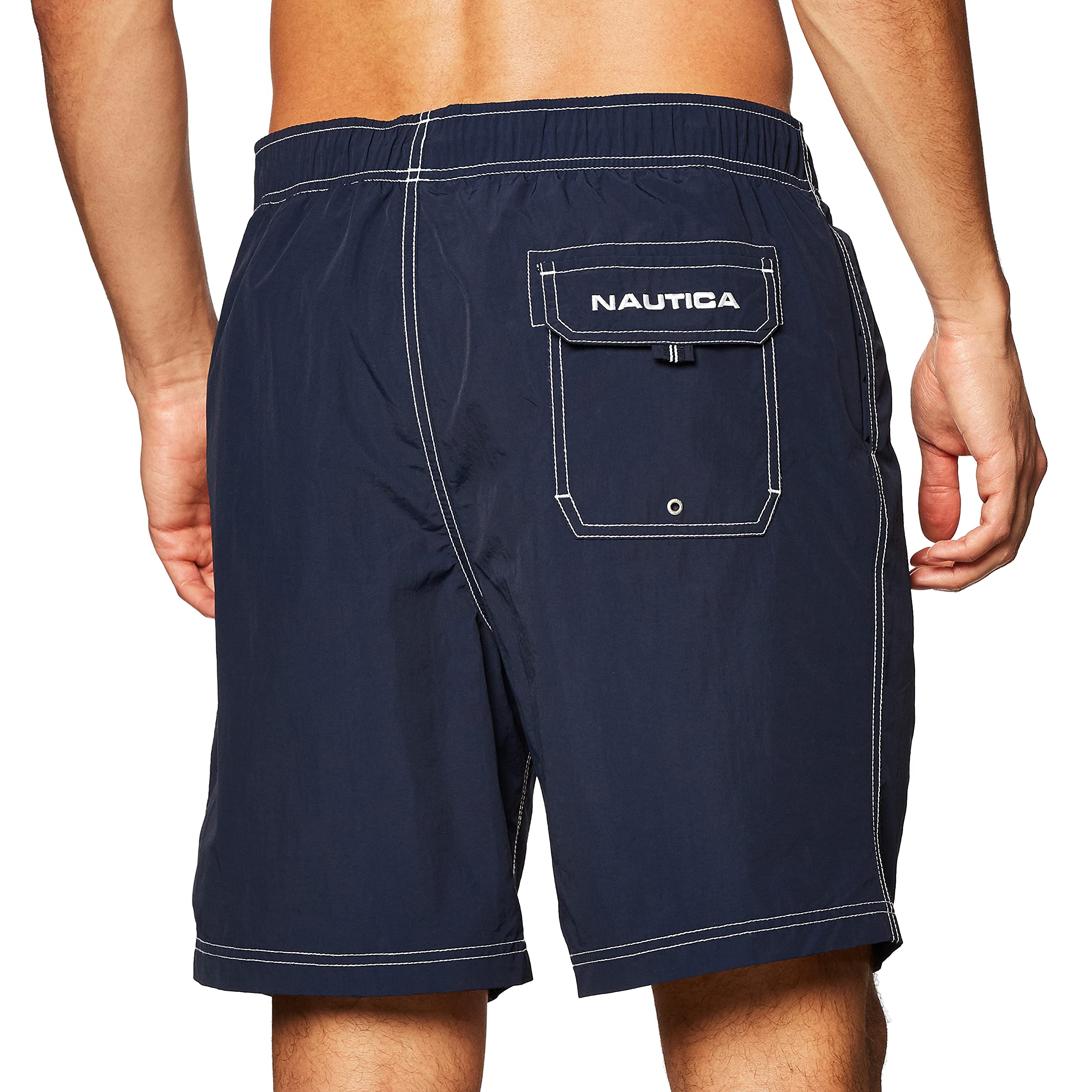Foto 4 pulgar | Traje De Baño Nautica New Anchor Para Hombre En Color Liso - Venta Internacional.