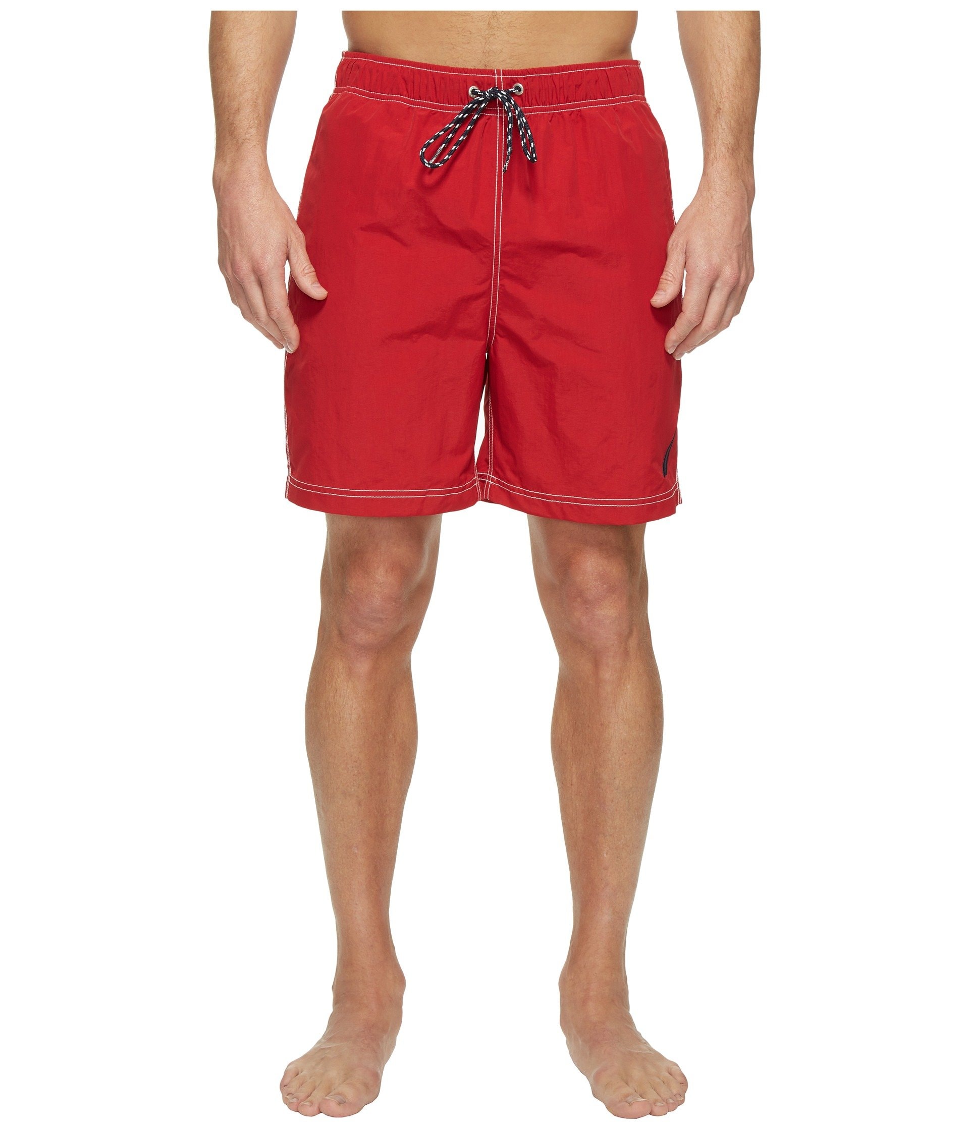 Bañador Nautica New Anchor Para Hombre En Color Rojo, Talla L - Venta Internacional. $1,073