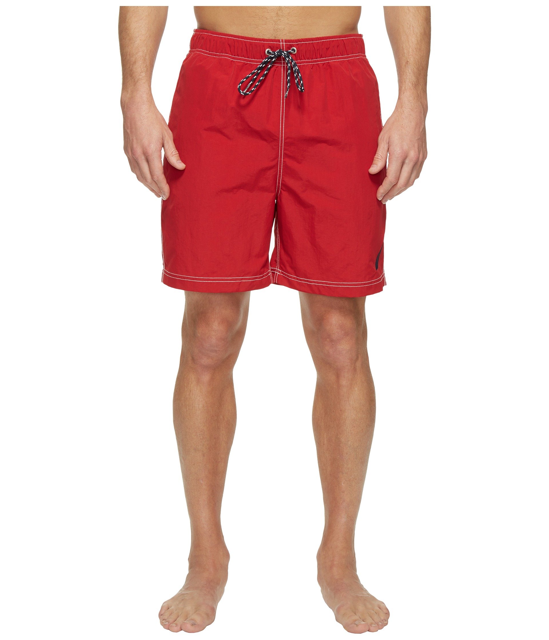 Foto 2 pulgar | Bañador Nautica New Anchor Para Hombre En Color Rojo, Talla L - Venta Internacional.