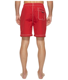 Foto 3 | Bañador Nautica New Anchor Para Hombre En Color Rojo, Talla L - Venta Internacional.