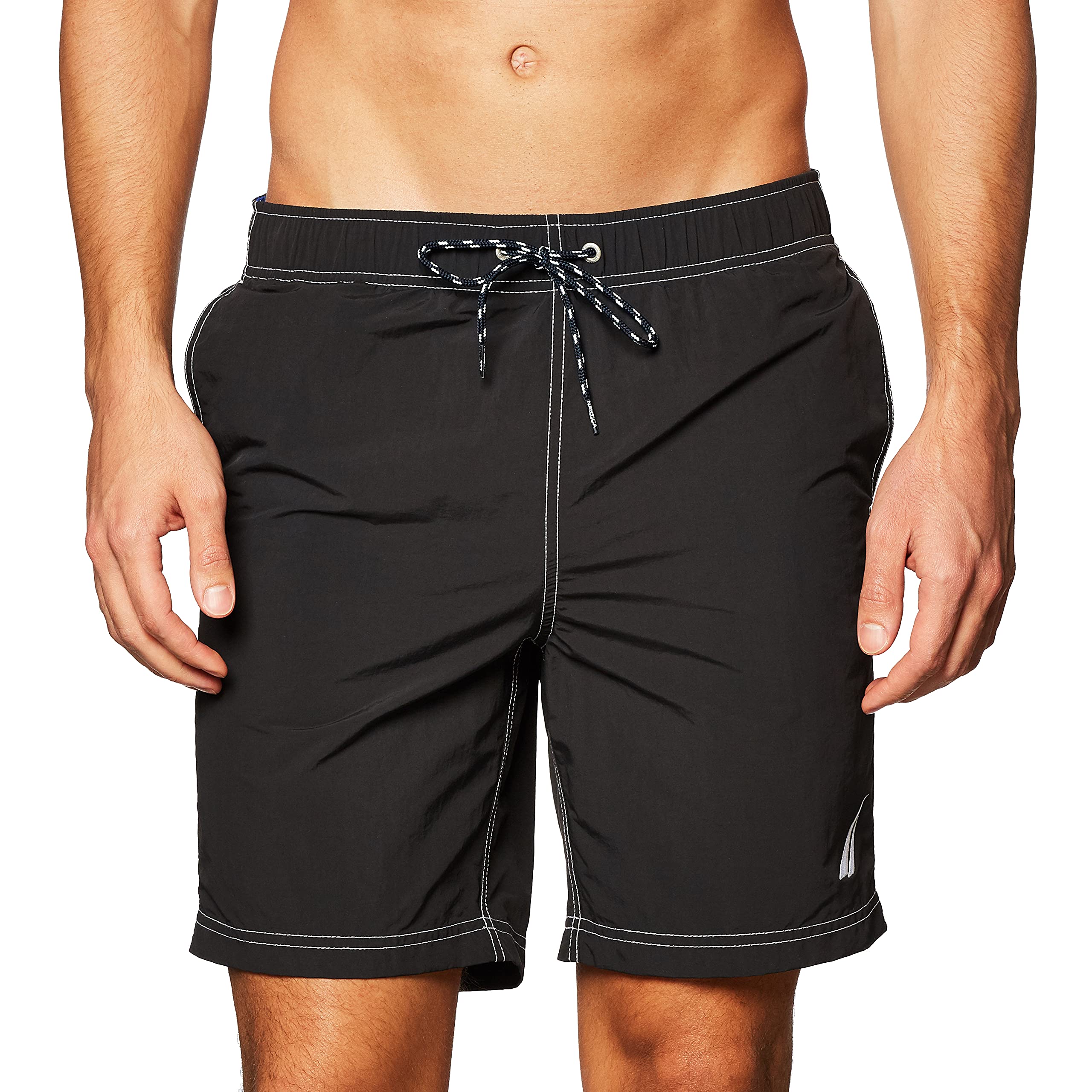 Bañador Nautica Solid Quick Dry Classic Logo Para Hombre - Venta Internacional. $1,041