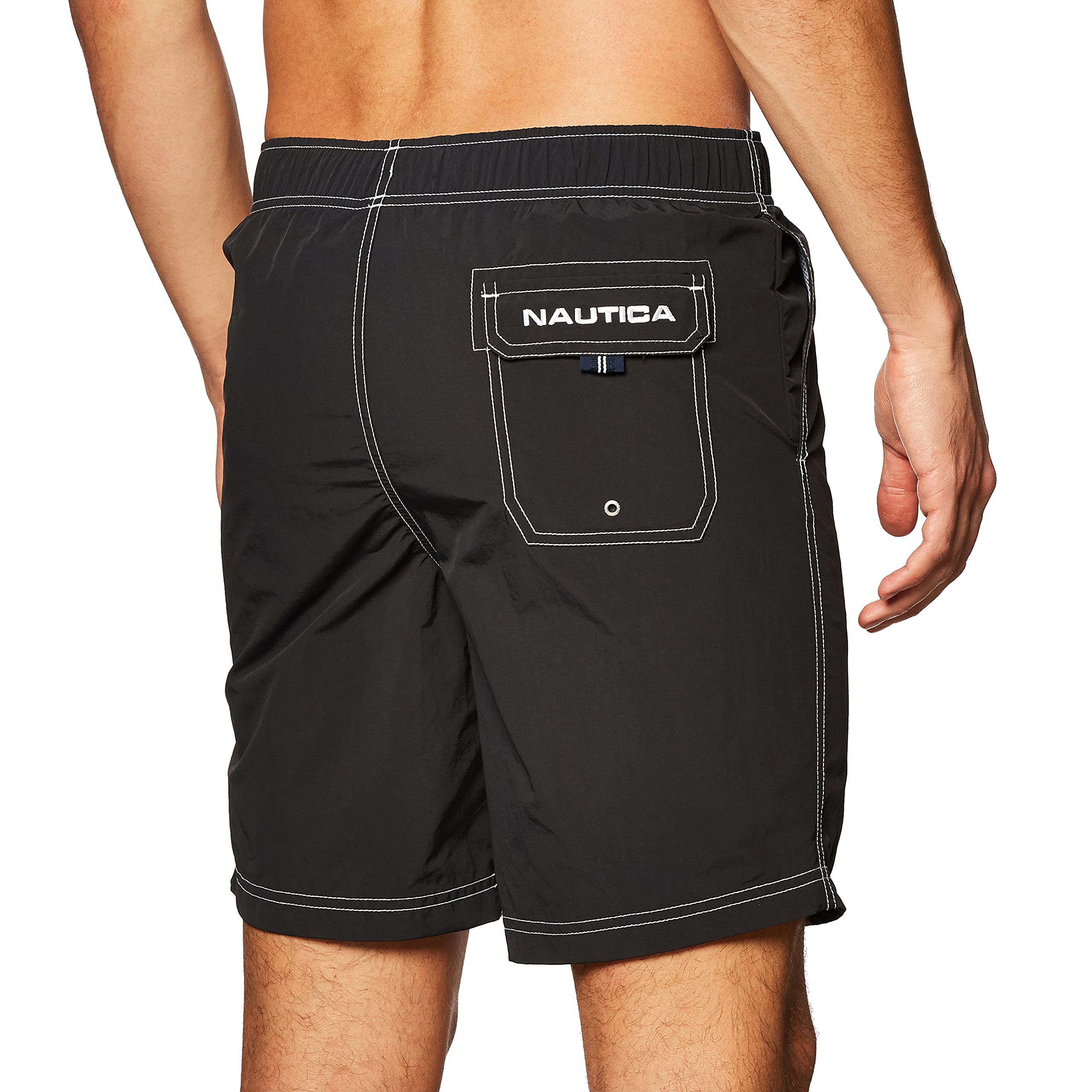 Foto 4 pulgar | Bañador Nautica Solid Quick Dry Classic Logo Para Hombre - Venta Internacional.