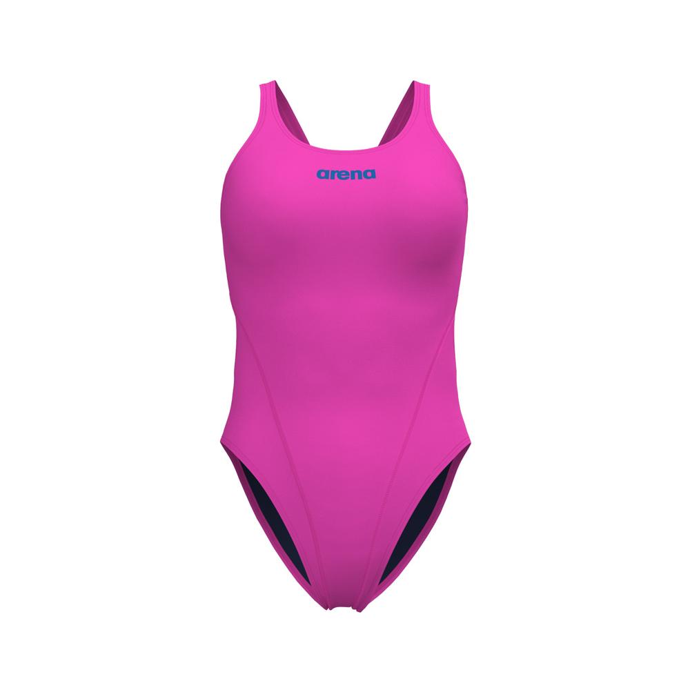 Foto 7 pulgar | Traje De Baño Arena Team Solid Para Mujer Rosa Claro