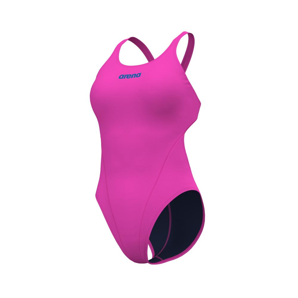Foto 9 pulgar | Traje De Baño Arena Team Solid Para Mujer Rosa Claro
