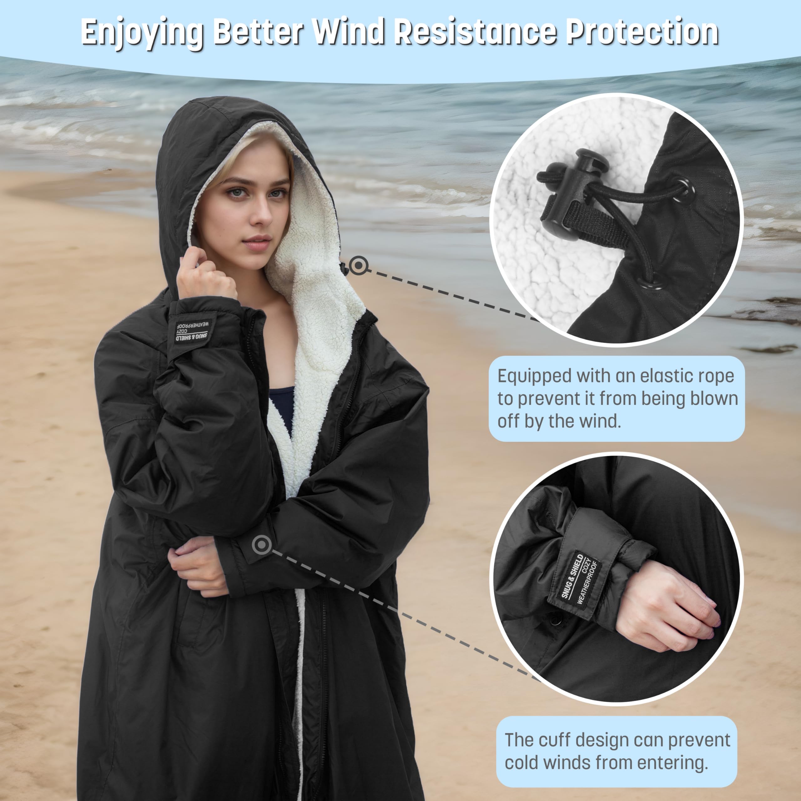 Foto 5 pulgar | Parka De Natación Catalonia Ligera E Impermeable Para Mujeres, Hombres Y Jóvenes - Venta Internacional.