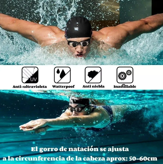 Foto 5 pulgar | Conjunto Premium De Natación Xtellar Para Mujeres: Traje Deportivo, Gafas, Gorro Y Accesorios Talla Xxl