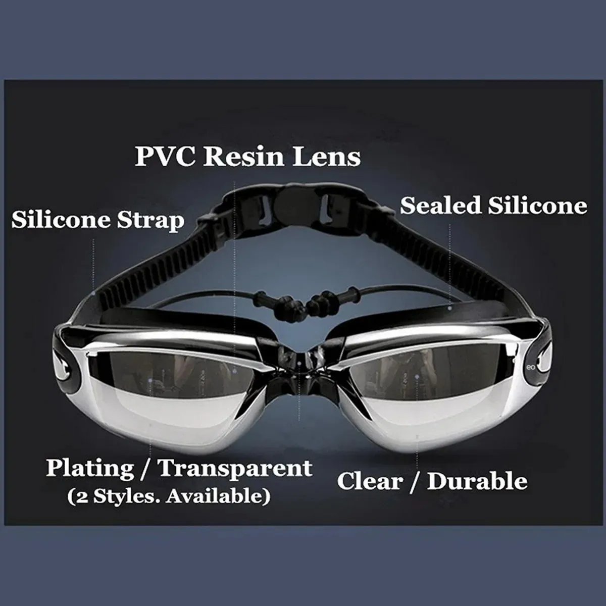 Foto 4 pulgar | Kit De Gafas De Natación Y Traje De Baño 5 En 1  Talla Xxl Eo Safe Imports Esi-20009 Multicolor