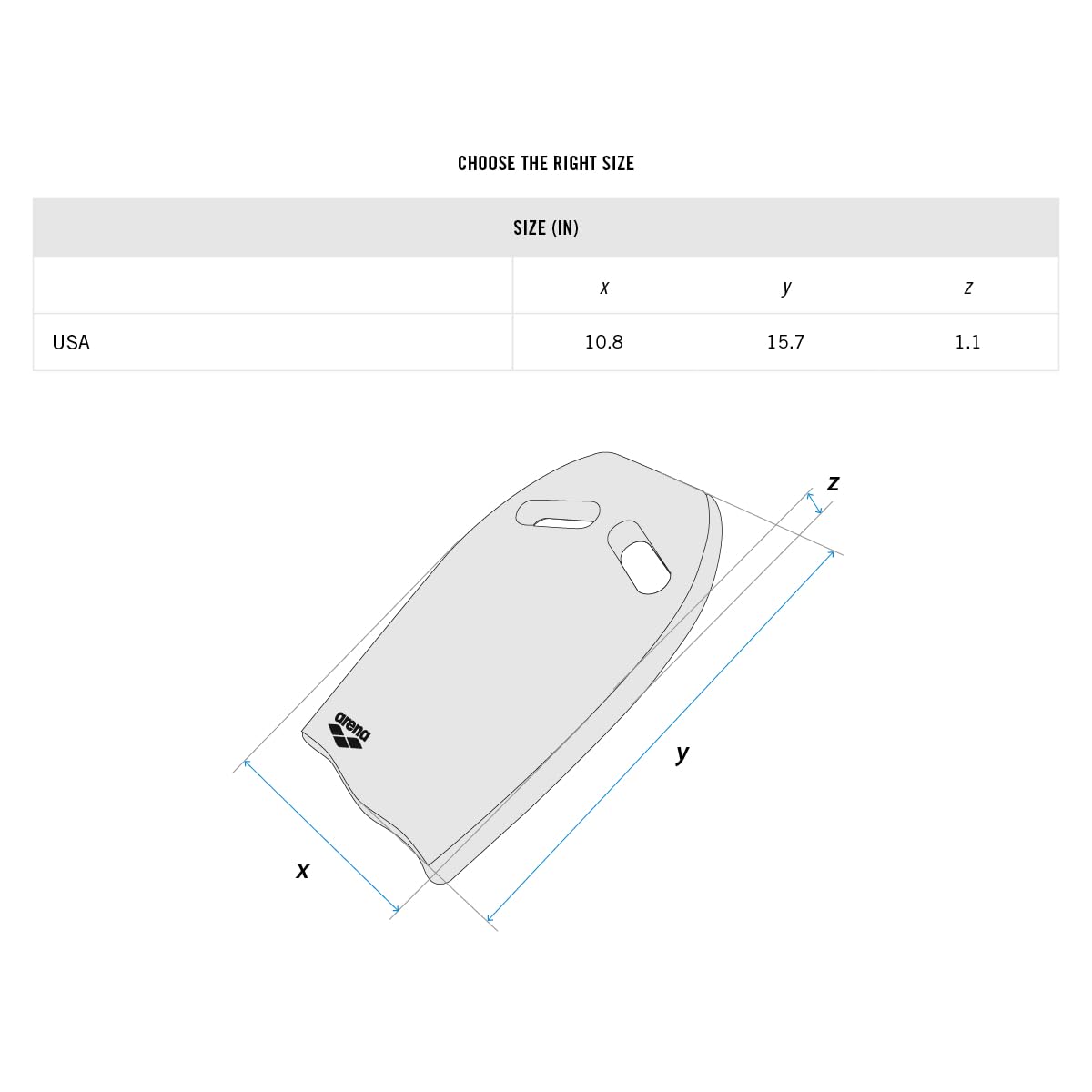 Foto 5 pulgar | Espuma Para Entrenamiento De Adultos, Unisex, Color Negro Y Blanco, De Swim Kickboard Arena - Venta Internacional.