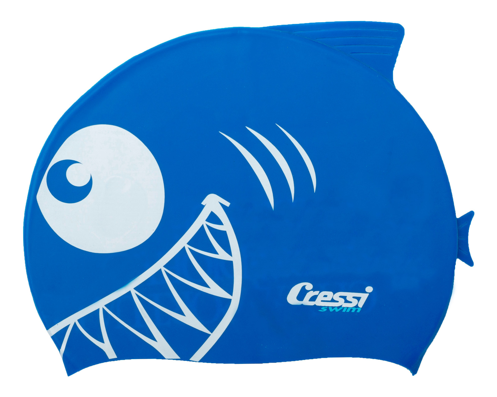 Foto 2 pulgar | Gorro De Nado Cressi Shark Silicone Kids Color Azul Royal