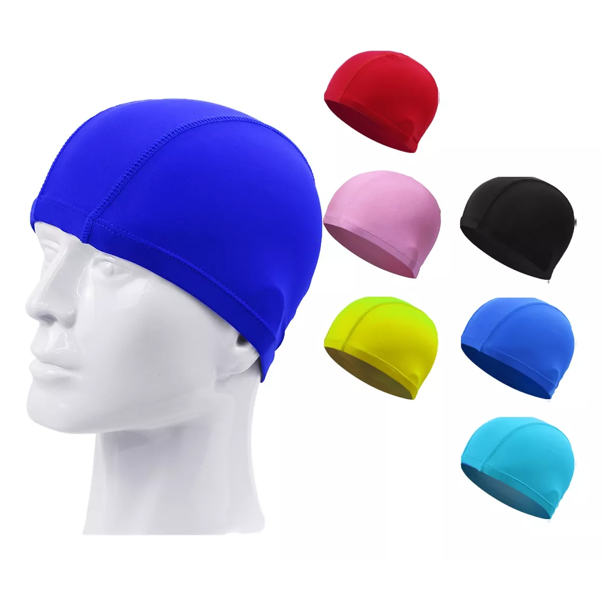 Foto 3 | Set Gorra para Natación Eo Safe Imports ESI-8492 Multicolor para Adultos y Niños 6 Piezas