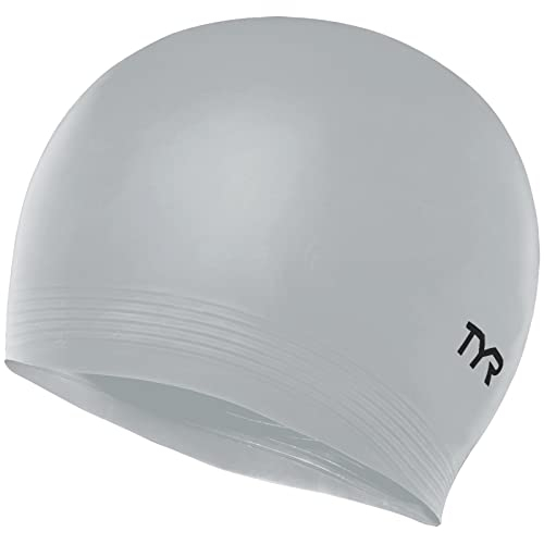 Foto 2 pulgar | Venta Internacional- Gorro de Baño Tyr Plateadode Látex