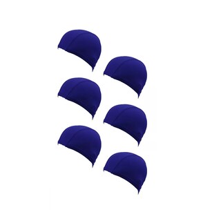 Foto 1 | 6pzs Gorra Para Natación De Unisex ,adultos Y Niños Eo Safe Imports Esi-14071 Azul