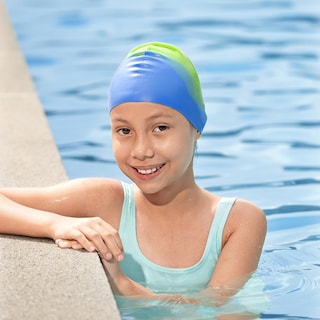 Foto 6 | Gorro De Natación Infantil Silicon Impermeable Unitalla Pack De 3 Piezas