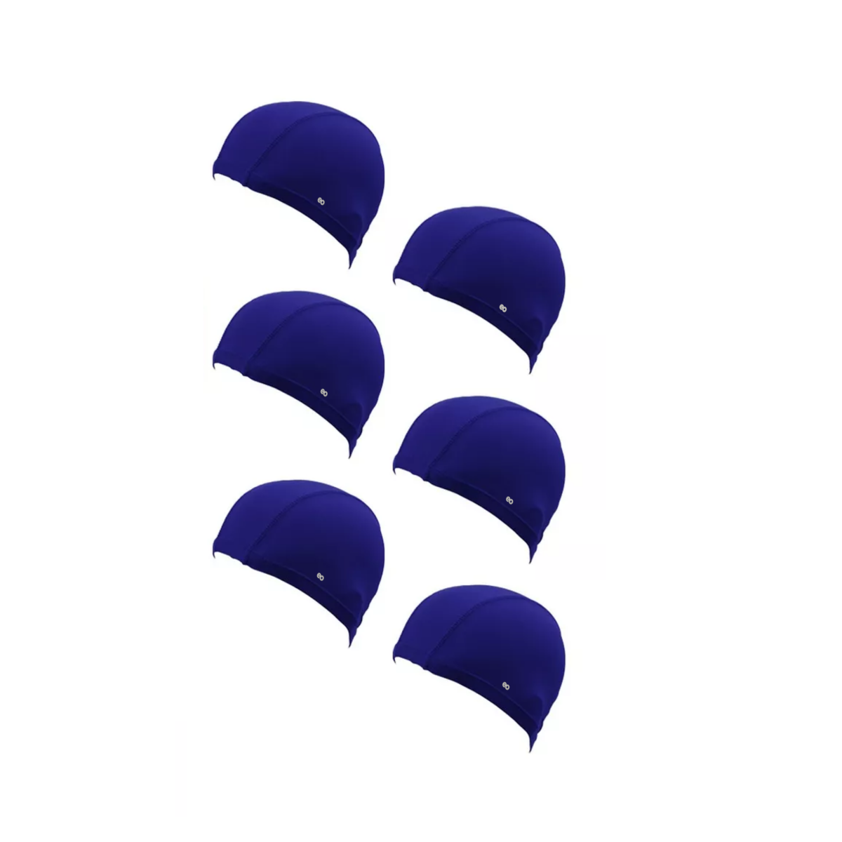 Foto 2 pulgar | 6pzs Gorra Para Natación De Unisex ,adultos Y Niños Eo Safe Imports Esi-14071-1 Azul