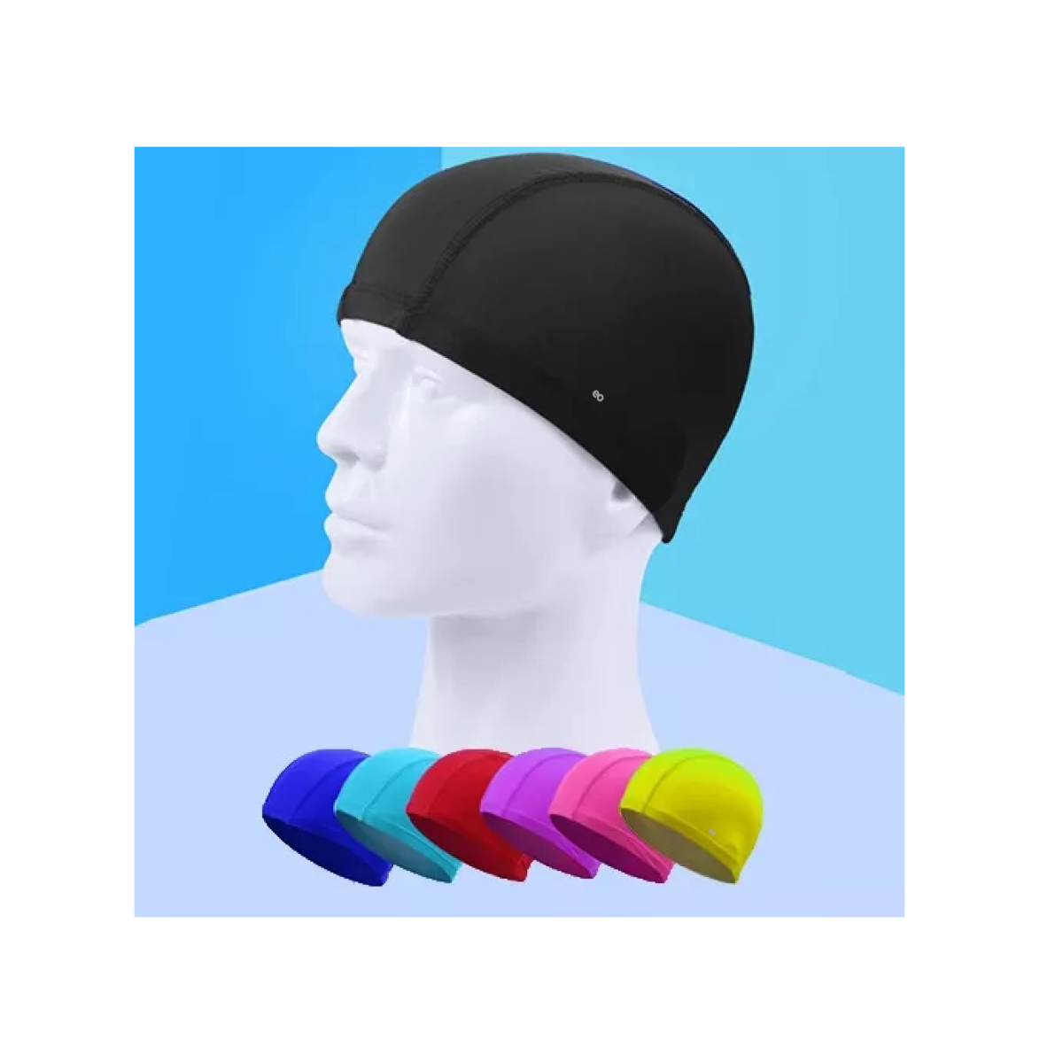 Foto 4 pulgar | 6pzs Gorra Para Natación De Unisex ,adultos Y Niños Eo Safe Imports Esi-14071-1 Azul