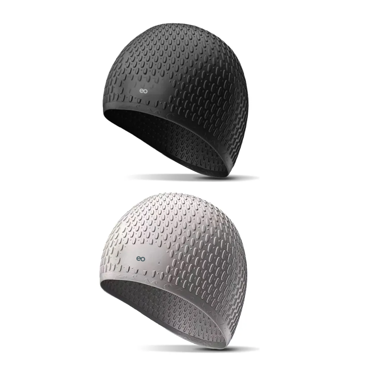 Foto 1 | Set 2pzs Gorro De Natacion Silicona Unisex Eo Safe Imports Esi-19090 Multicolor