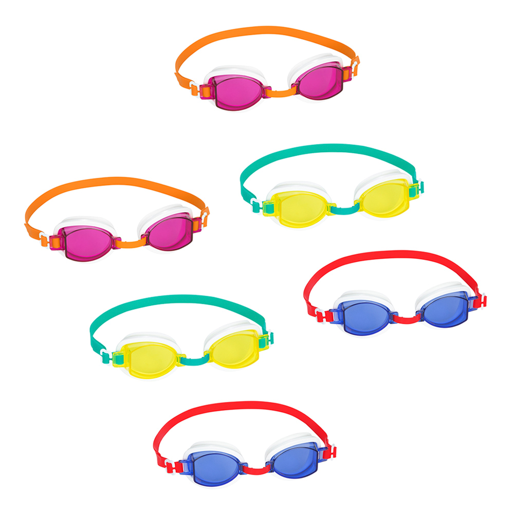 Foto 3 pulgar | Goggles para Niños Colores para Natación 7 A 14 Años Paquete 6 Pz Plástico de Alta Resistencia marca Bestway