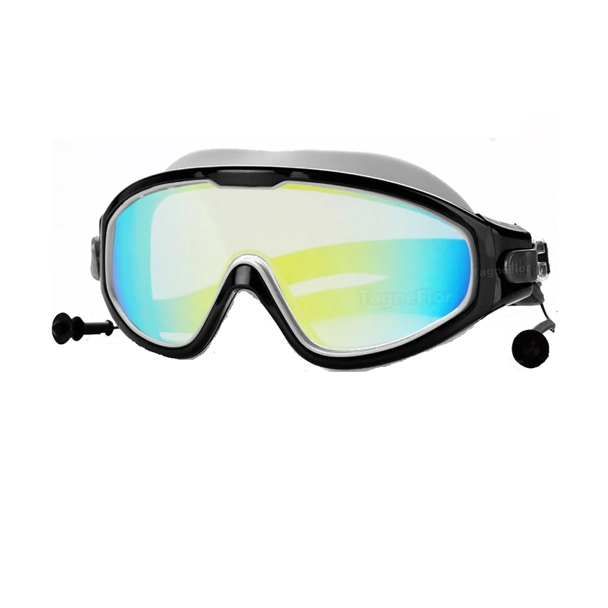 Foto 2 pulgar | Kit de Gafas de Natación Eo Safe Imports Esi-4753 color Negro 6 en 1