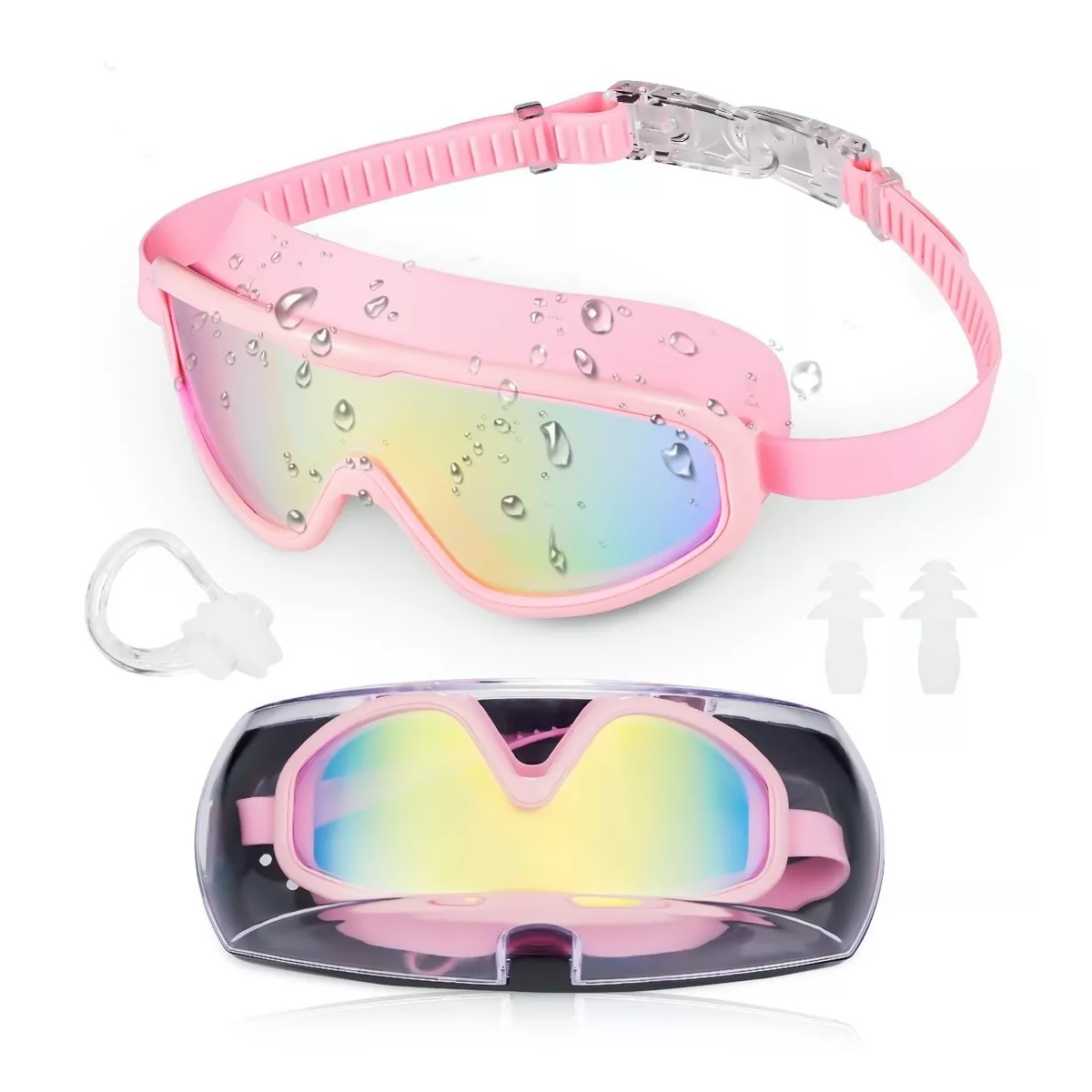 Foto 3 pulgar | Gafas de Natación Eo Safe Imports Esi-5691 color Rosa