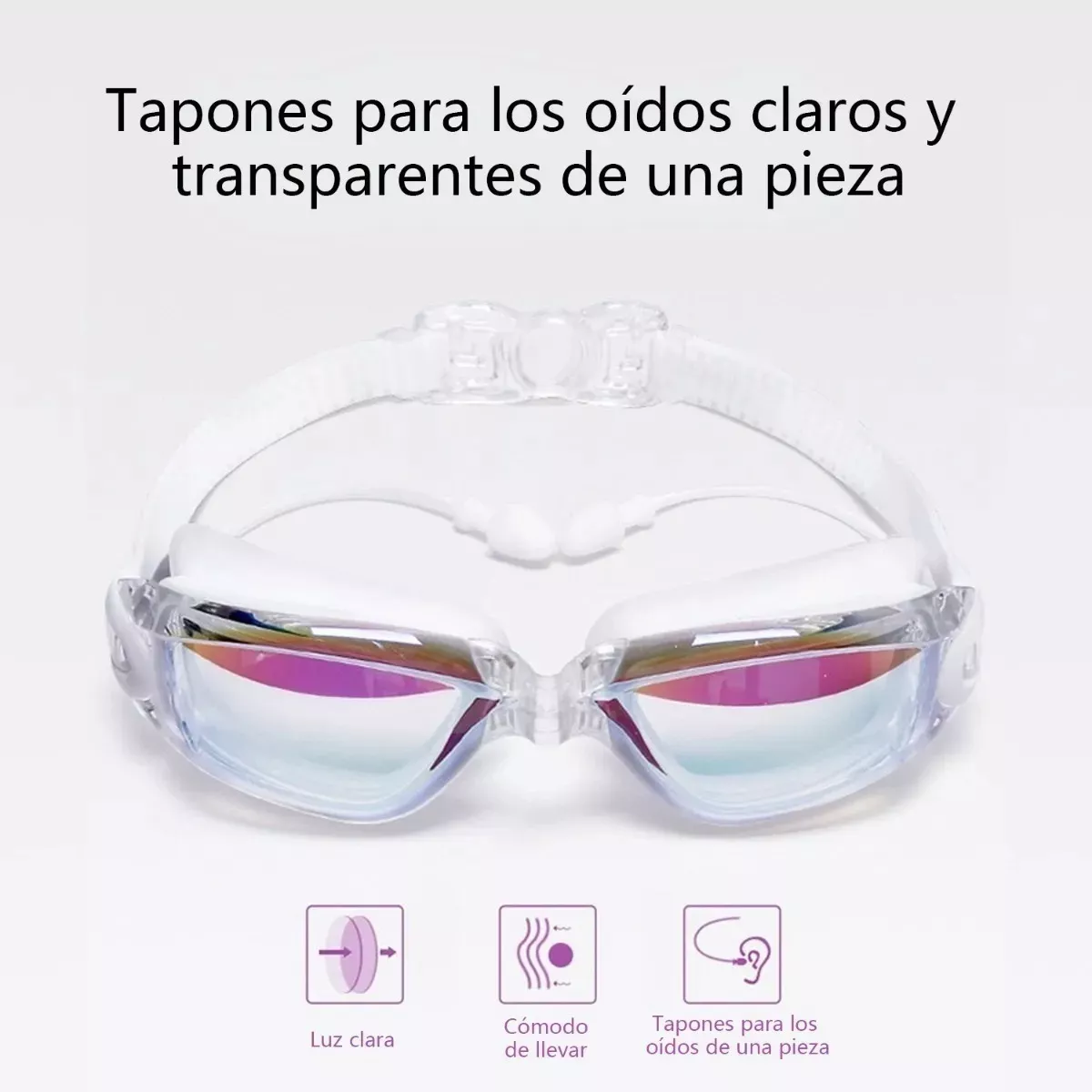 Foto 4 pulgar | Goggles con Protección Eo Safe Imports Esi7424 color Blanco