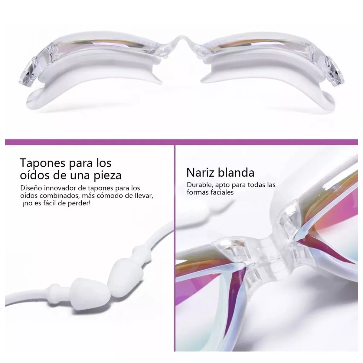 Foto 6 pulgar | Goggles con Protección Eo Safe Imports Esi7424 color Blanco