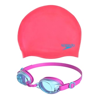 Foto 2 | Goggles con Gorro Speedo Rosas 2 Piezas Infantil