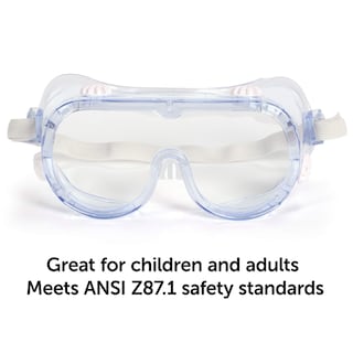 Foto 3 | Recursos De Aprendizaje Sobre Gafas De Seguridad Clear Para Niños Y Adultos - Venta Internacional.