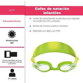 Foto 2 | Googles Infantiles Bestway Splashflex Para Natación Color Verde