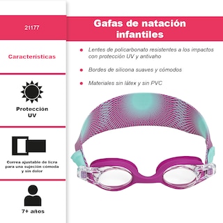 Foto 2 | Googles Infantiles Bestway Splashflex Para Natación Color Rosa