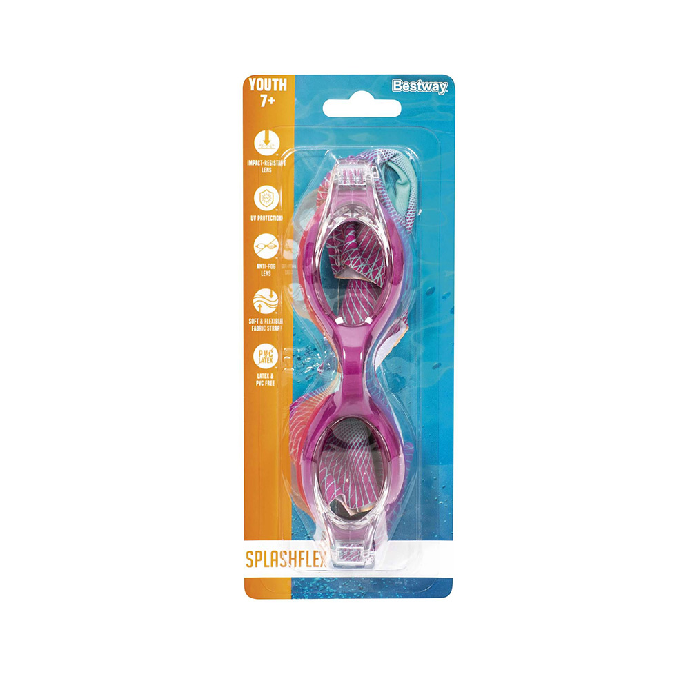 Foto 3 | Googles Infantiles Bestway Splashflex Para Natación Color Rosa