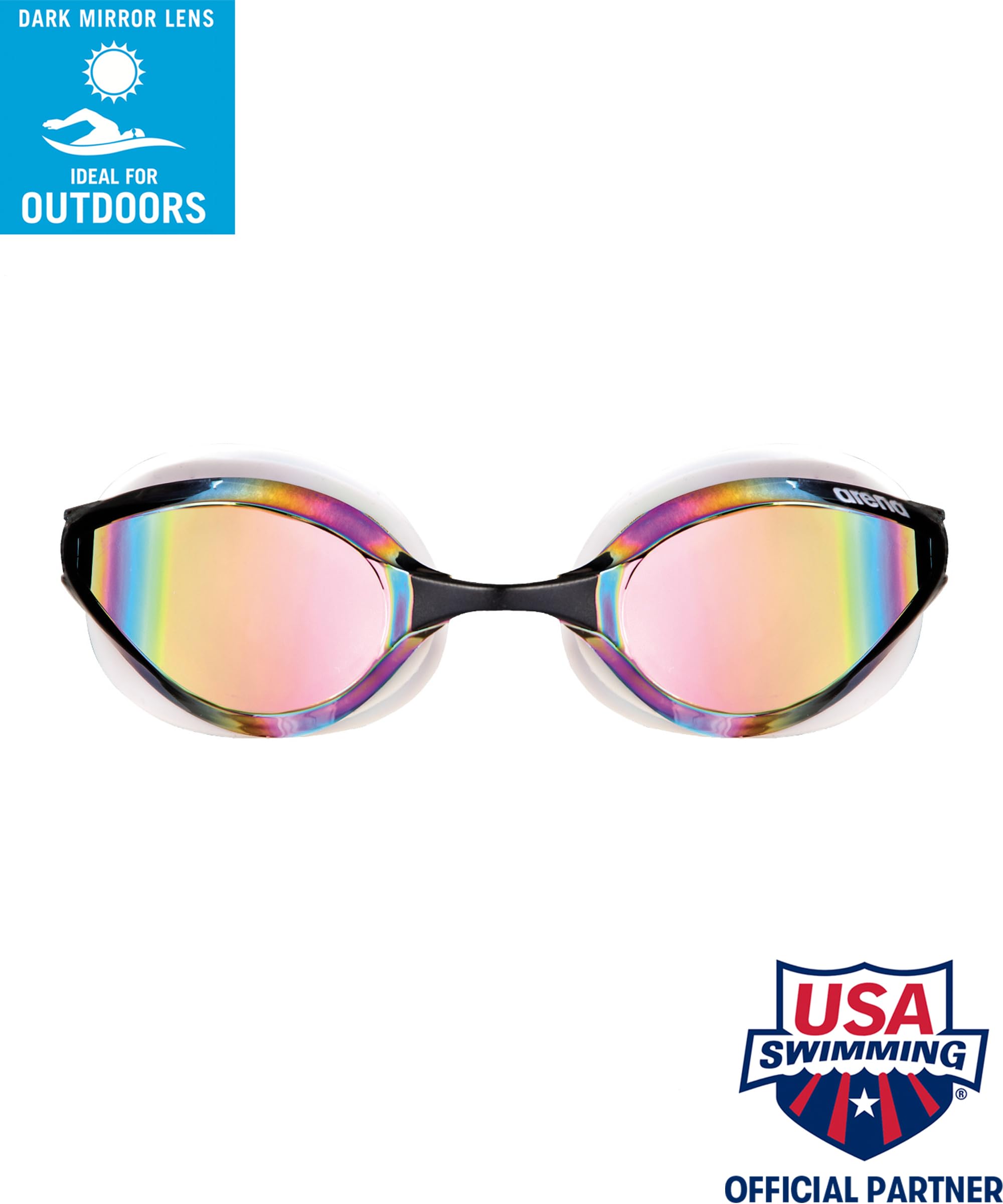 Foto 4 pulgar | Gafas De Natación Arena Python Racing Con Protección Uv Y Antivaho - Venta Internacional.