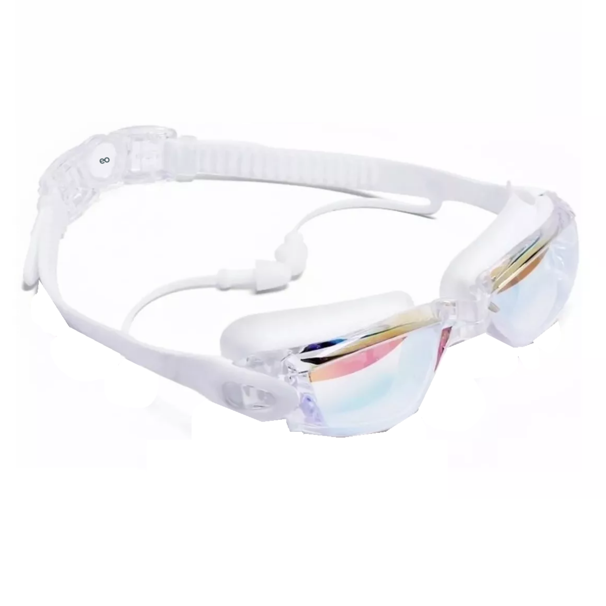 Foto 2 pulgar | Gogles Natacion Arena Gafas Sin Fugas Protecci Uv Antiempaño Eo Safe Imports Esi-9638-1 Blanco