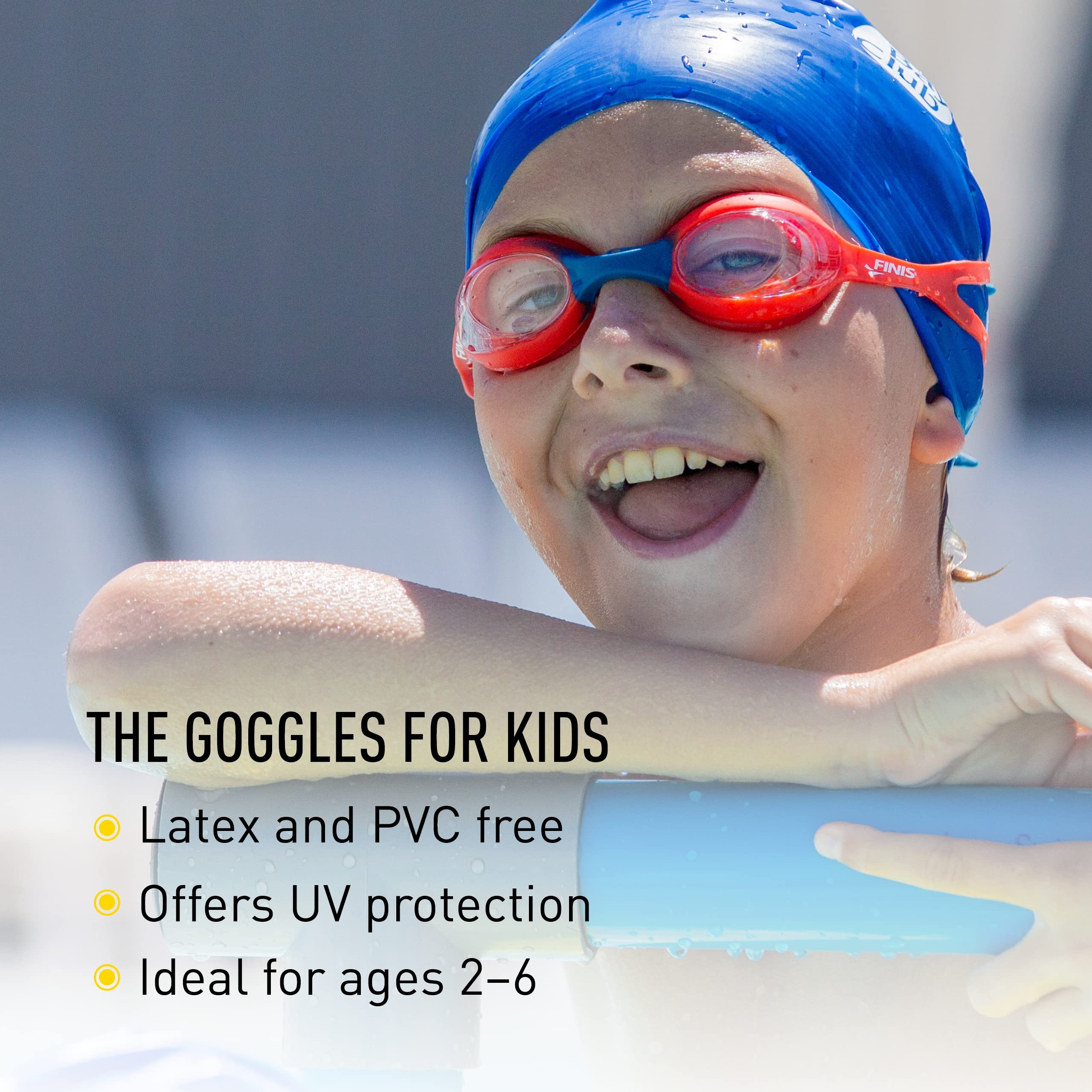 Foto 3 | Gafas De Natación Finis Swimmies Para Aprender A Nadar Para Niños De 2 A 6 Años - Venta Internacional.