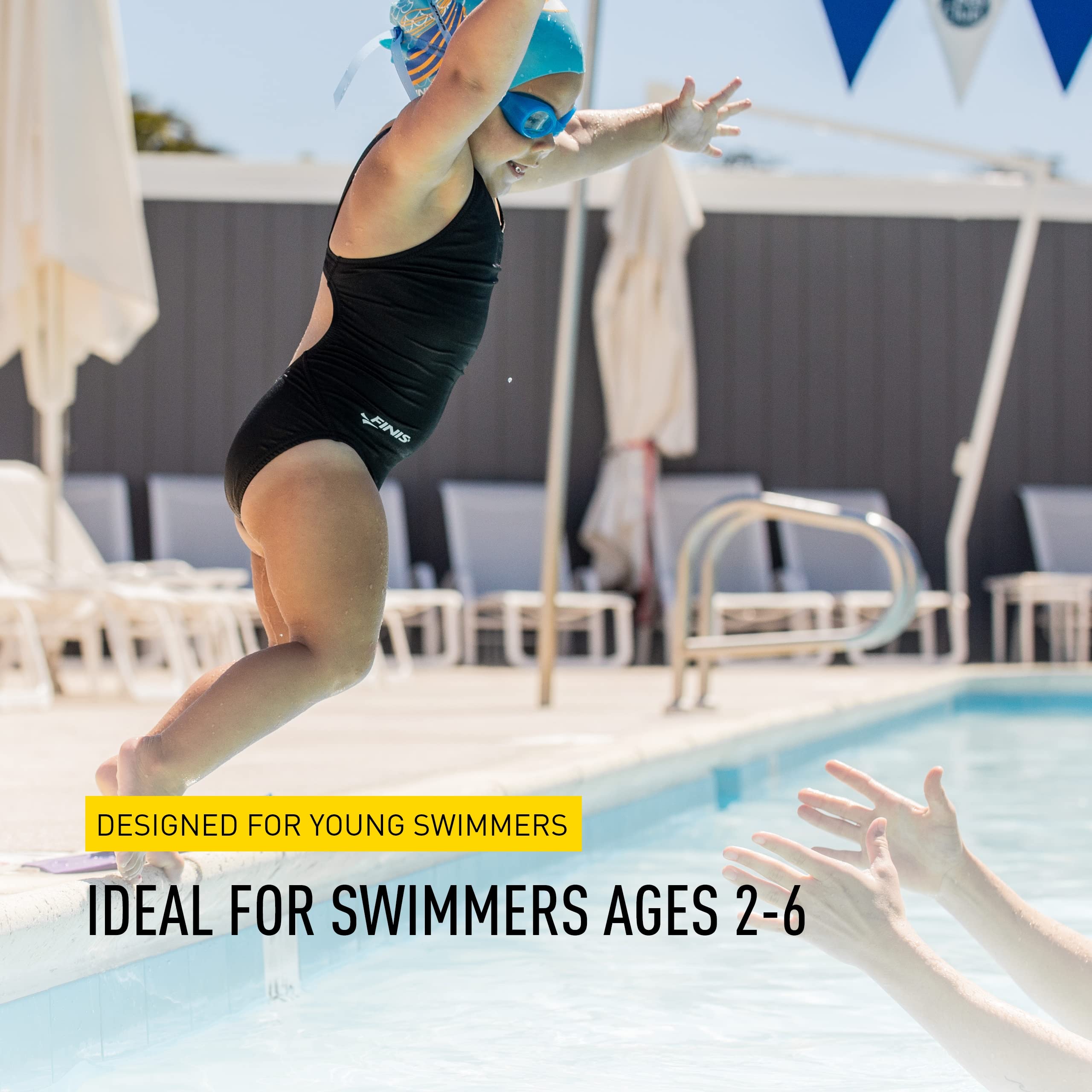 Foto 7 pulgar | Gafas De Natación Finis Swimmies Para Aprender A Nadar Para Niños De 2 A 6 Años - Venta Internacional.