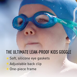 Foto 3 | Gafas De Natación Finis H2 Performance Para Niños De 3 A 6 Años, Antivaho, Color Azul - Venta Internacional.