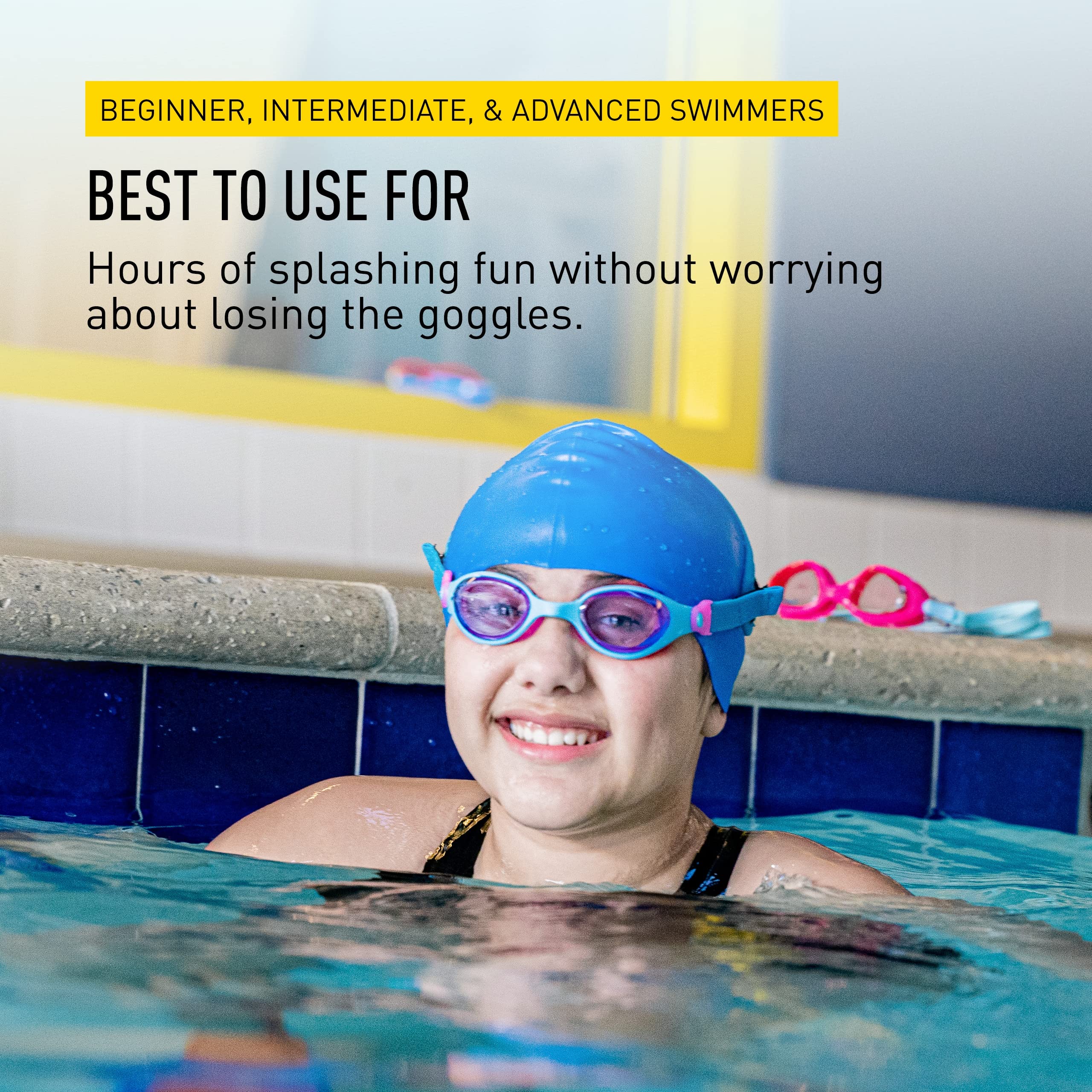 Foto 5 | Gafas De Natación Finis Dragonfly Para Niños De 4 A 12 Años Con Protección Uv - Venta Internacional.