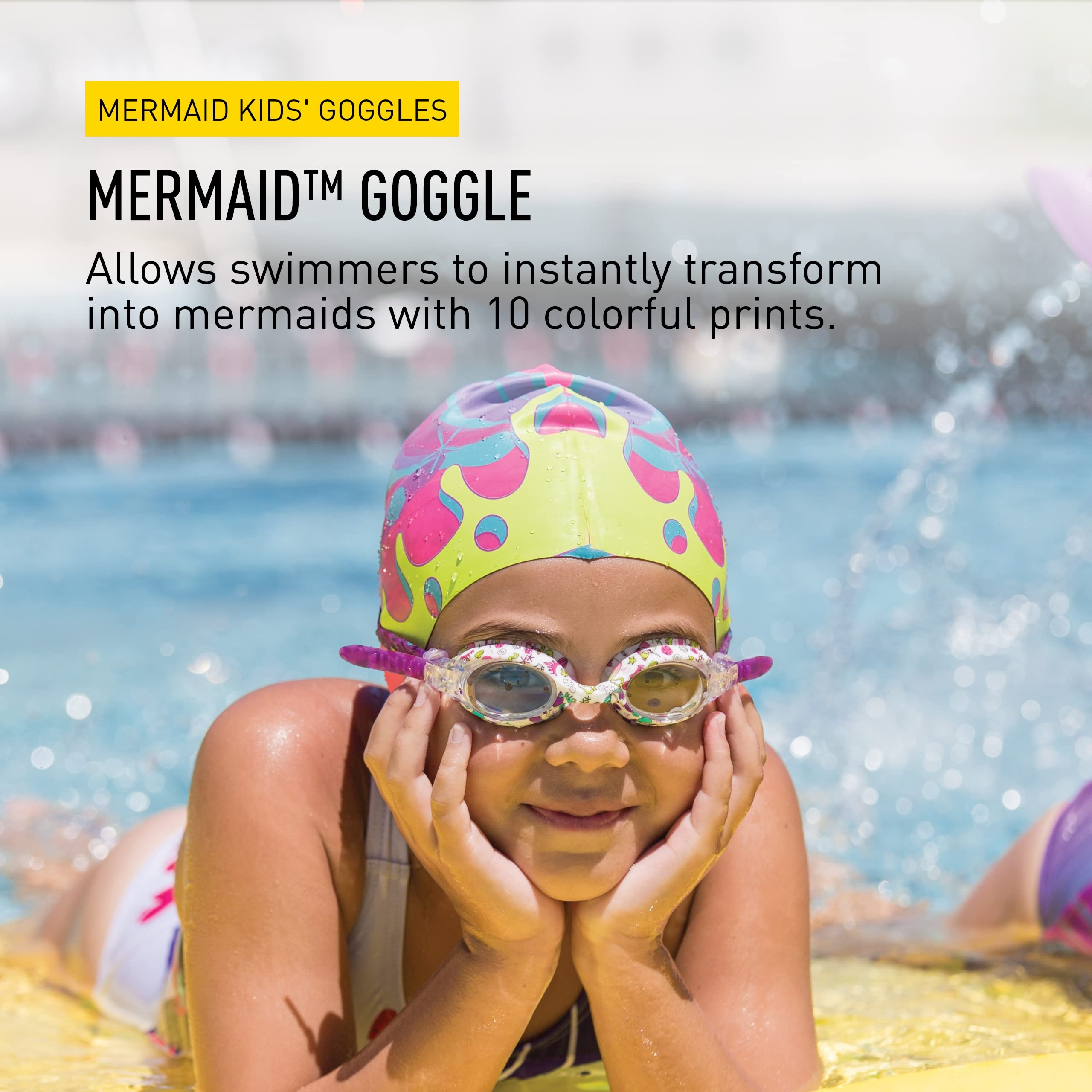 Foto 3 pulgar | Gafas De Natación Finis Mermaid Kids, Antivaho, Protección Uv 4-10 - Venta Internacional.