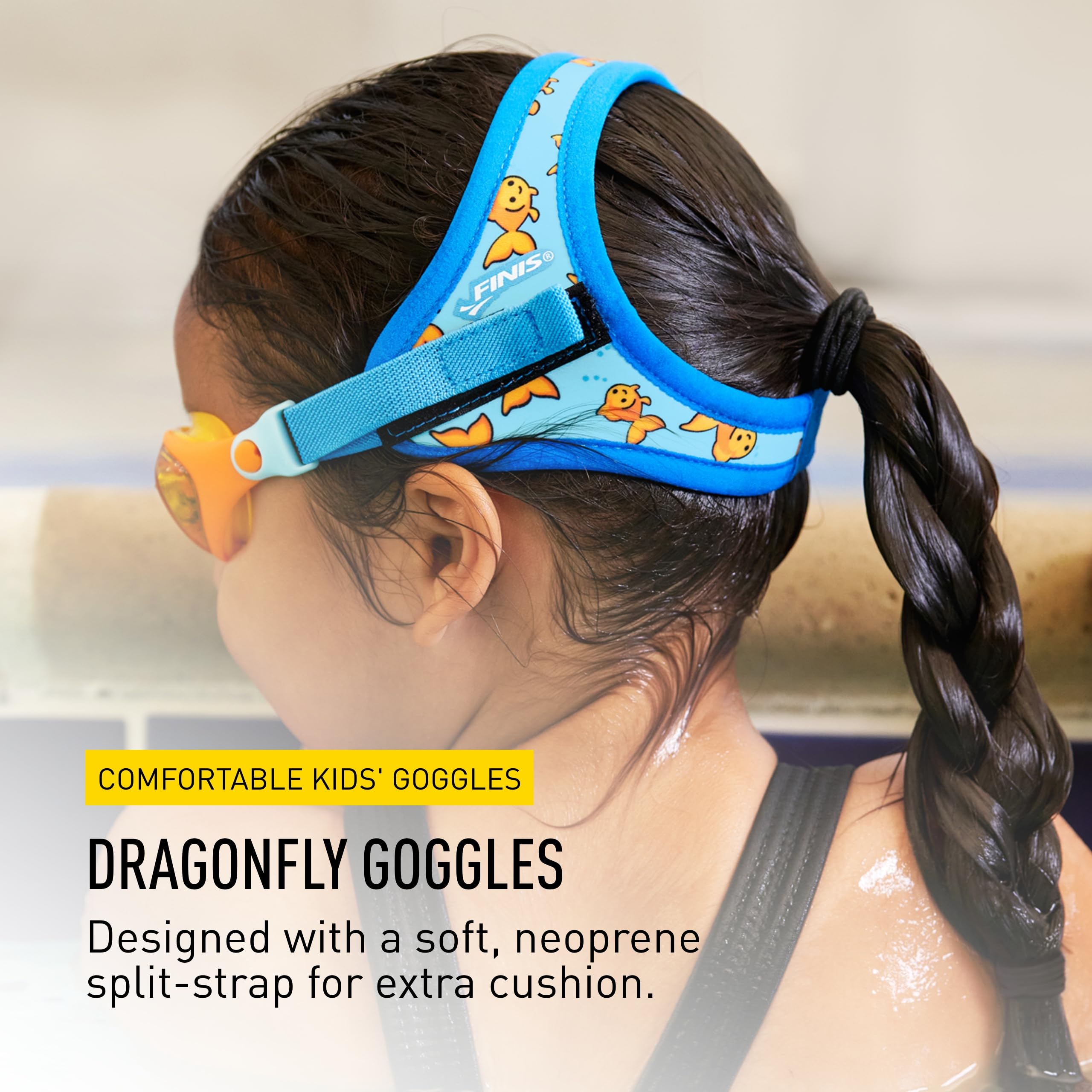 Foto 3 pulgar | Gafas De Natación Finis Dragonfly Para Niños De 3 A 8 Años Con Protección Uv - Venta Internacional.