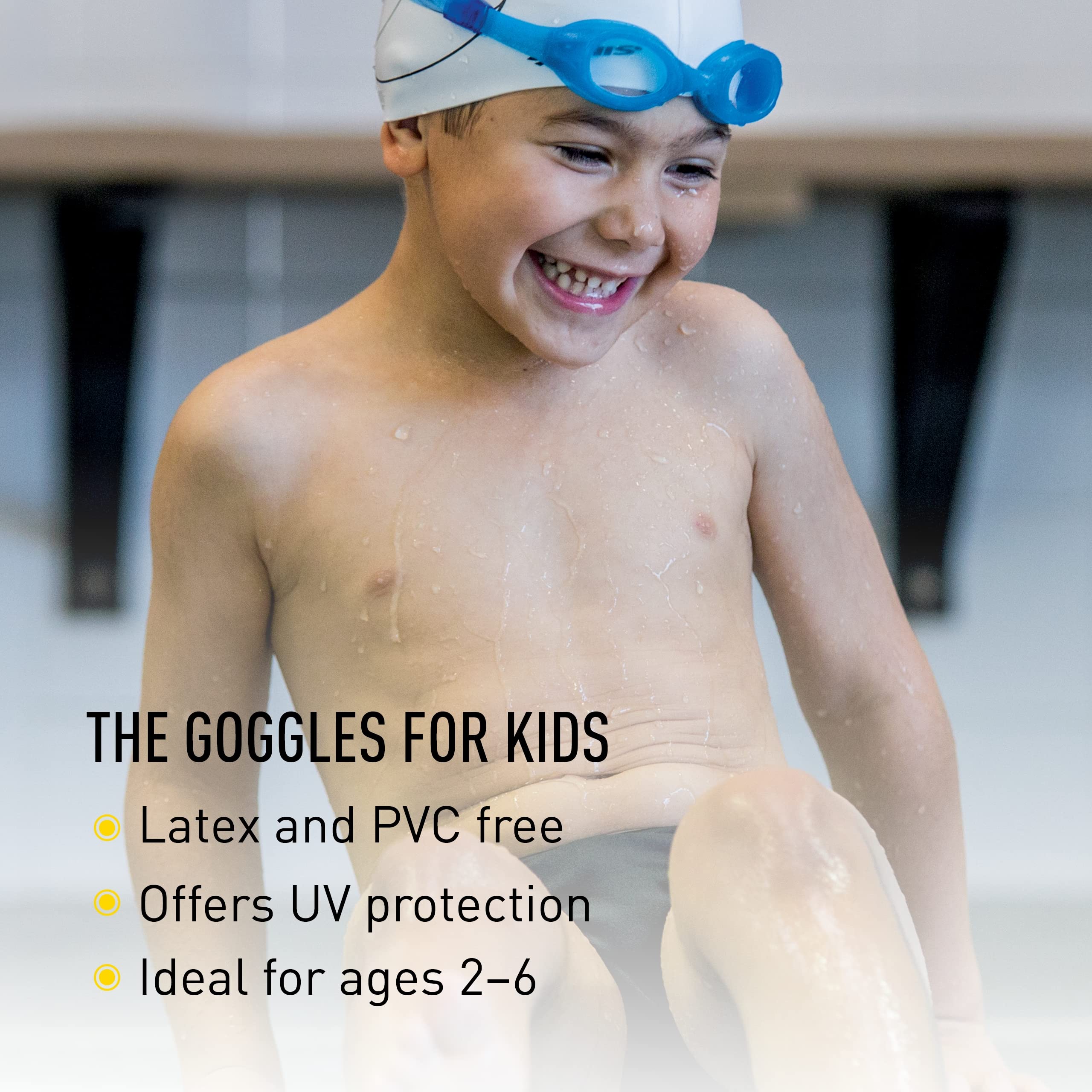Foto 4 pulgar | Gafas De Natación Finis Swimmies Learn To Swim Para Niños, Color Aguamarina Y Transparente - Venta Internacional.