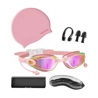 Foto 3 | Gafas De Natación Protección Uv Antiempaño Goggles Eo Safe Imports Esi-19094 Rosa