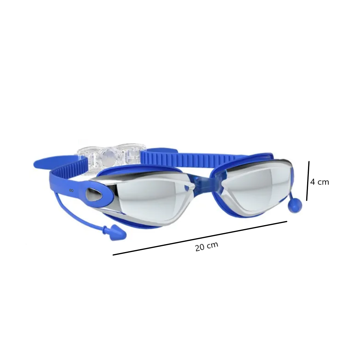 Foto 4 pulgar | Gafas De Natación Sin Fugas Antiempaño Gogles Protección Uv Eo Safe Imports  Esi-19091 Azul