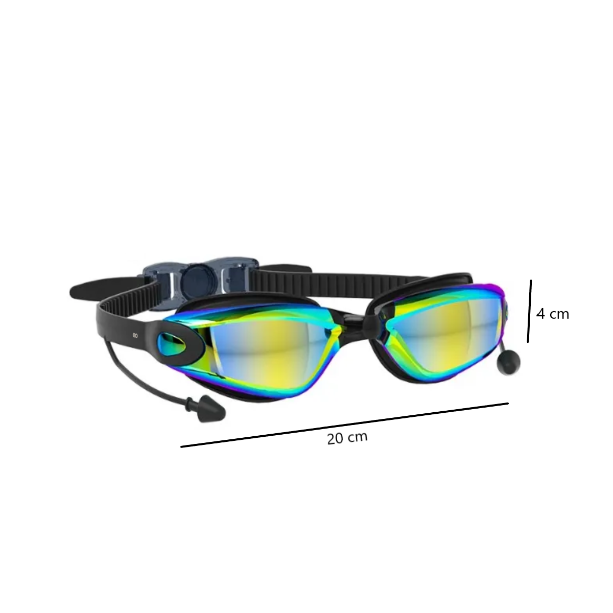 Foto 3 pulgar | Gafas De Natación Sin Fugas Protección Uv Antiempaño Gogles Eo Safe Imports Esi-19093 Negro