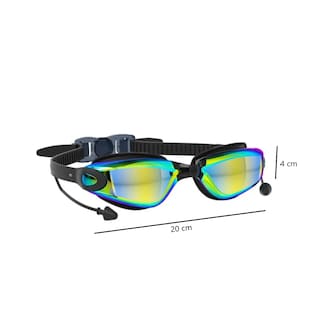 Foto 2 | Gafas De Natación Sin Fugas Protección Uv Antiempaño Gogles Eo Safe Imports Esi-19093 Negro