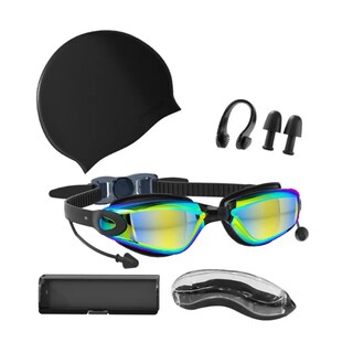 Foto 3 | Gafas De Natación Sin Fugas Protección Uv Antiempaño Gogles Eo Safe Imports Esi-19093 Negro