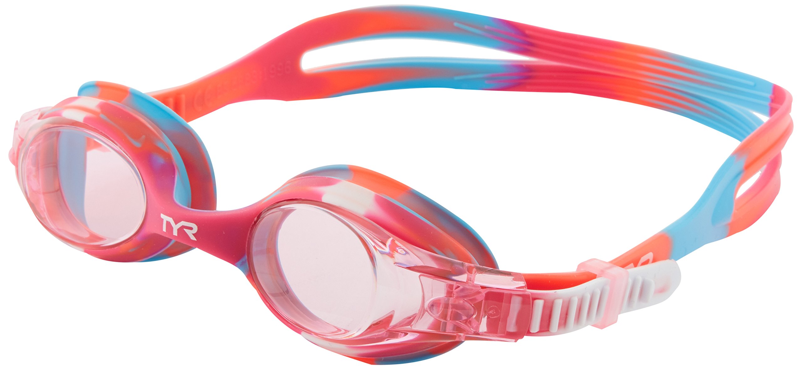 Foto 2 pulgar | Gafas De Natación Tyr Youth Tie Dye Swimple Rosa/blanco Para Niños De 3 A 10 Años - Venta Internacional.