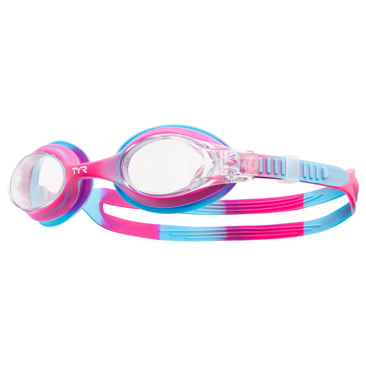 Foto 2 pulgar | Gafas De Natación Tyr Youth Tie Dye Swimple, Rosa/azul, De 3 A 10 Años - Venta Internacional.