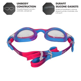 Foto 3 | Gafas De Natación Tyr Youth Tie Dye Swimple, Rosa/azul, De 3 A 10 Años - Venta Internacional.